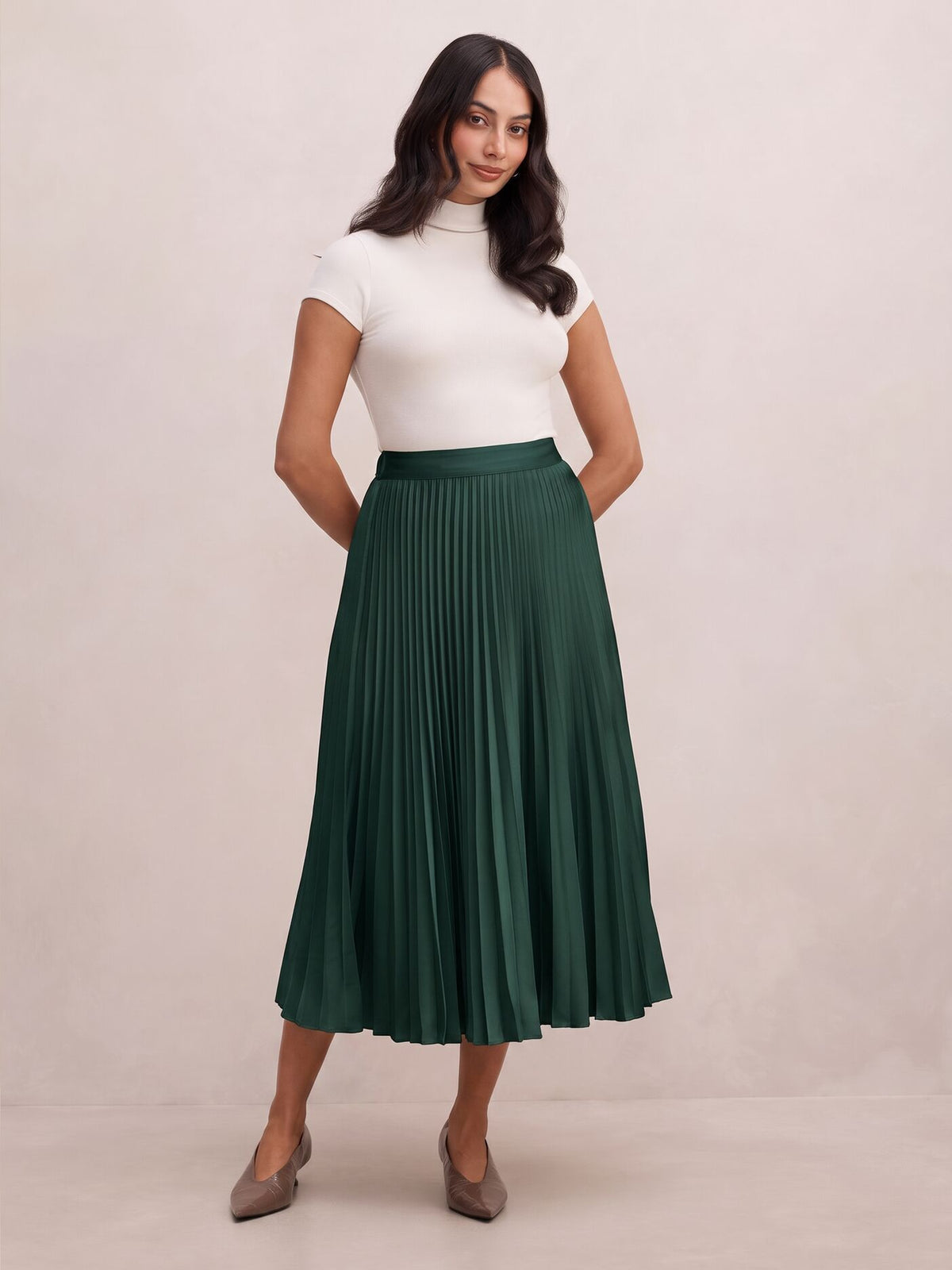 Ester Satin Skirt