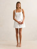 Kaitlyn Structured Satin Mini